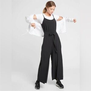 Athleta Black Wide-Leg Jumpsuit